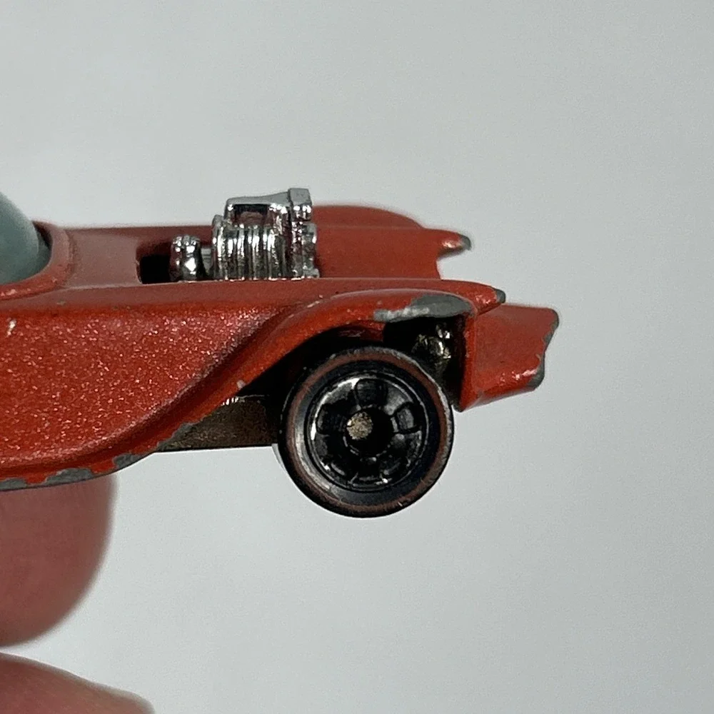 Vintage Hot Wheels Red Line 1967 Beatnik Bandit Red Car Read